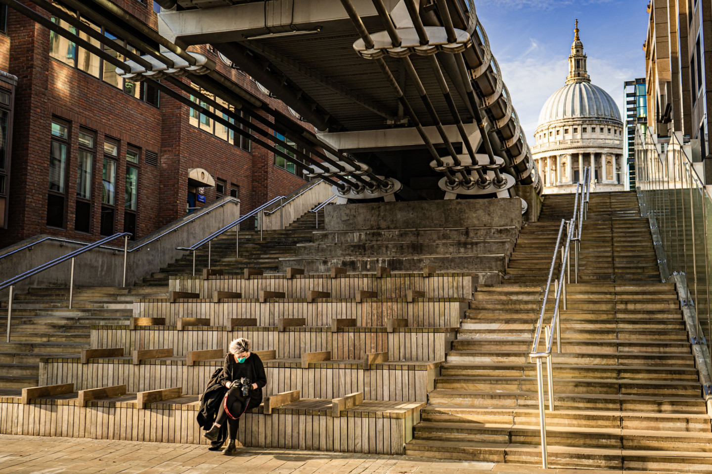 A background of St Pauls early morning on May 4th © Richard Lawrence