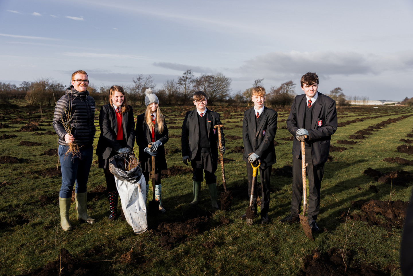 Eco-conscious students from Our Lady of Lourdes School came along to hear about the project